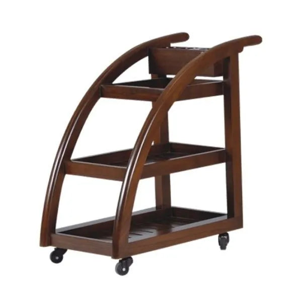 Decorite Carving Wooden Trolley