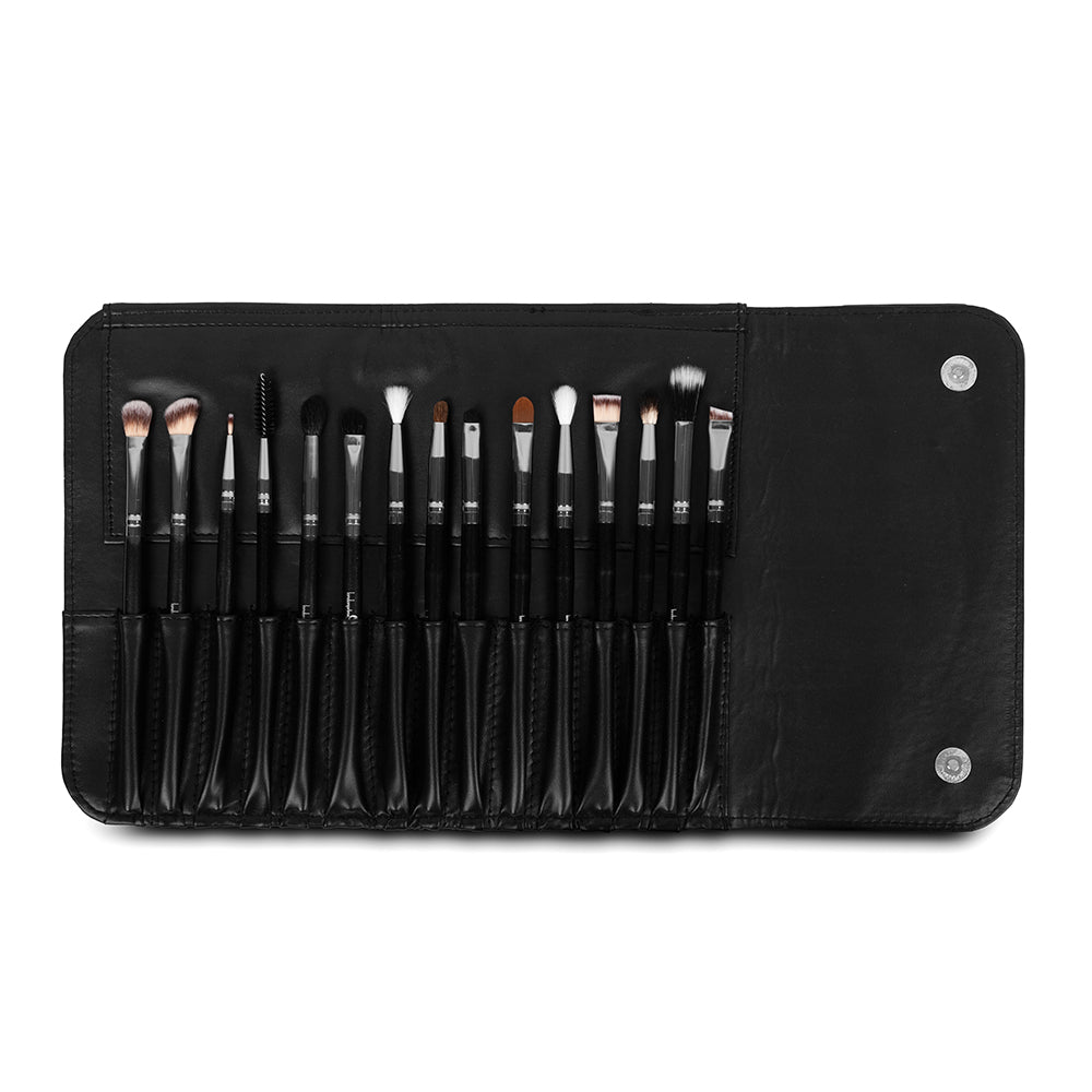 London Prime  HD Pro Eye Essential Brush Set - 15Pcs