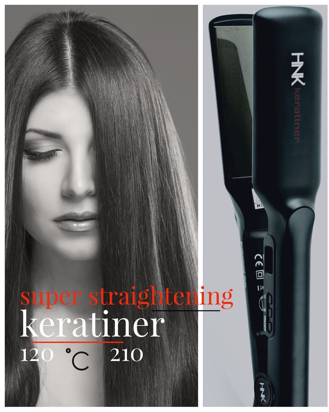 HNK Keratiner Premium Iron 120 to 210C