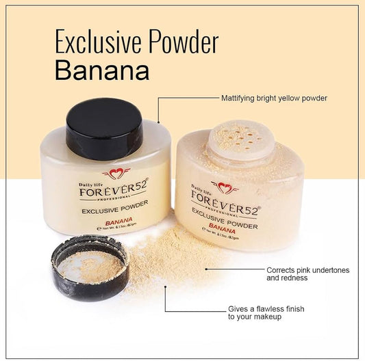 FOREVER 52 Exclusive Powder Banana 32gm Medium - FBE002