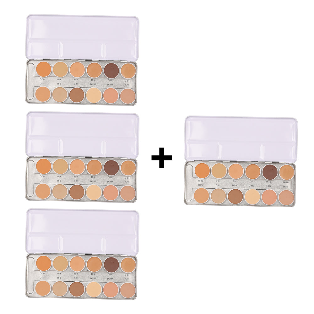 C2P DERMA BASE PALETTE - METAL (3 Plus 1)