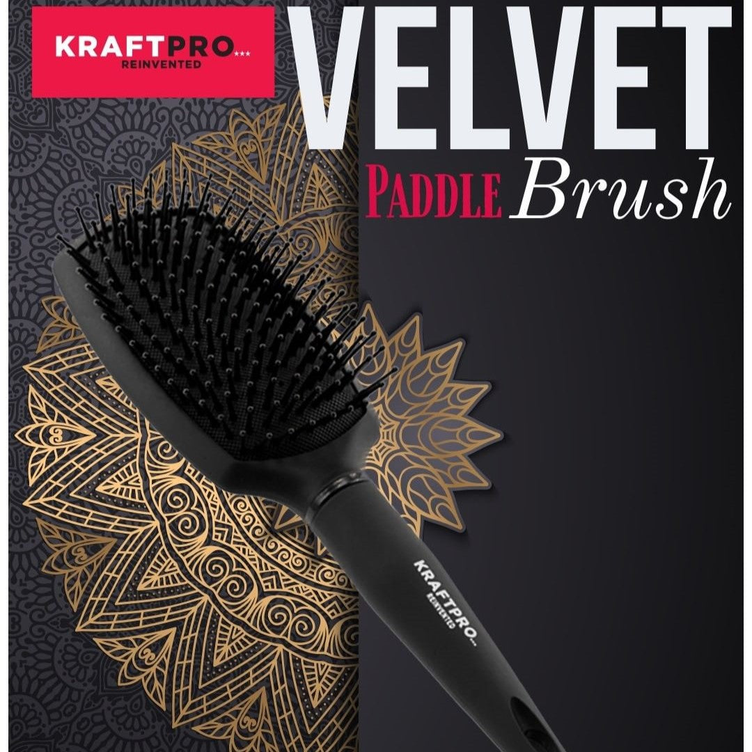 Kraftpro Velvet Paddle Brush