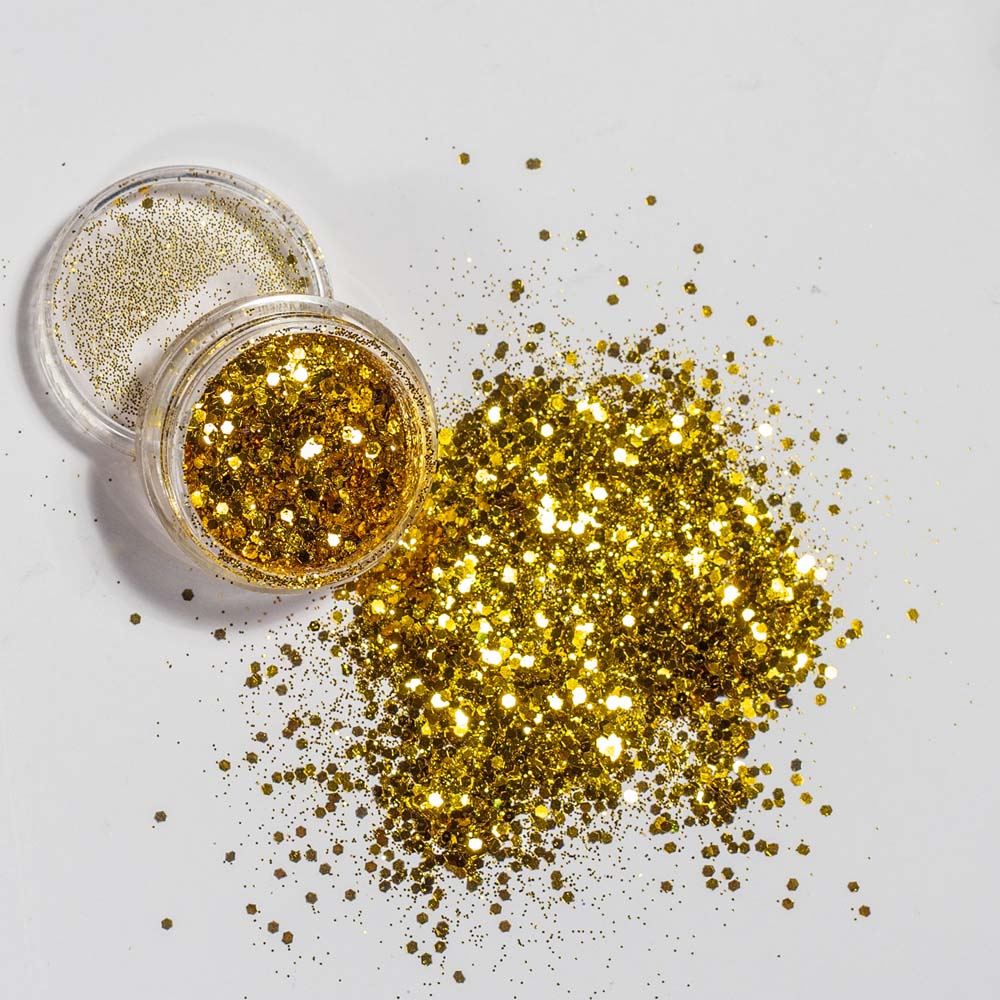 Lick Nails Golden Glitter Mix 1mm(one Box)