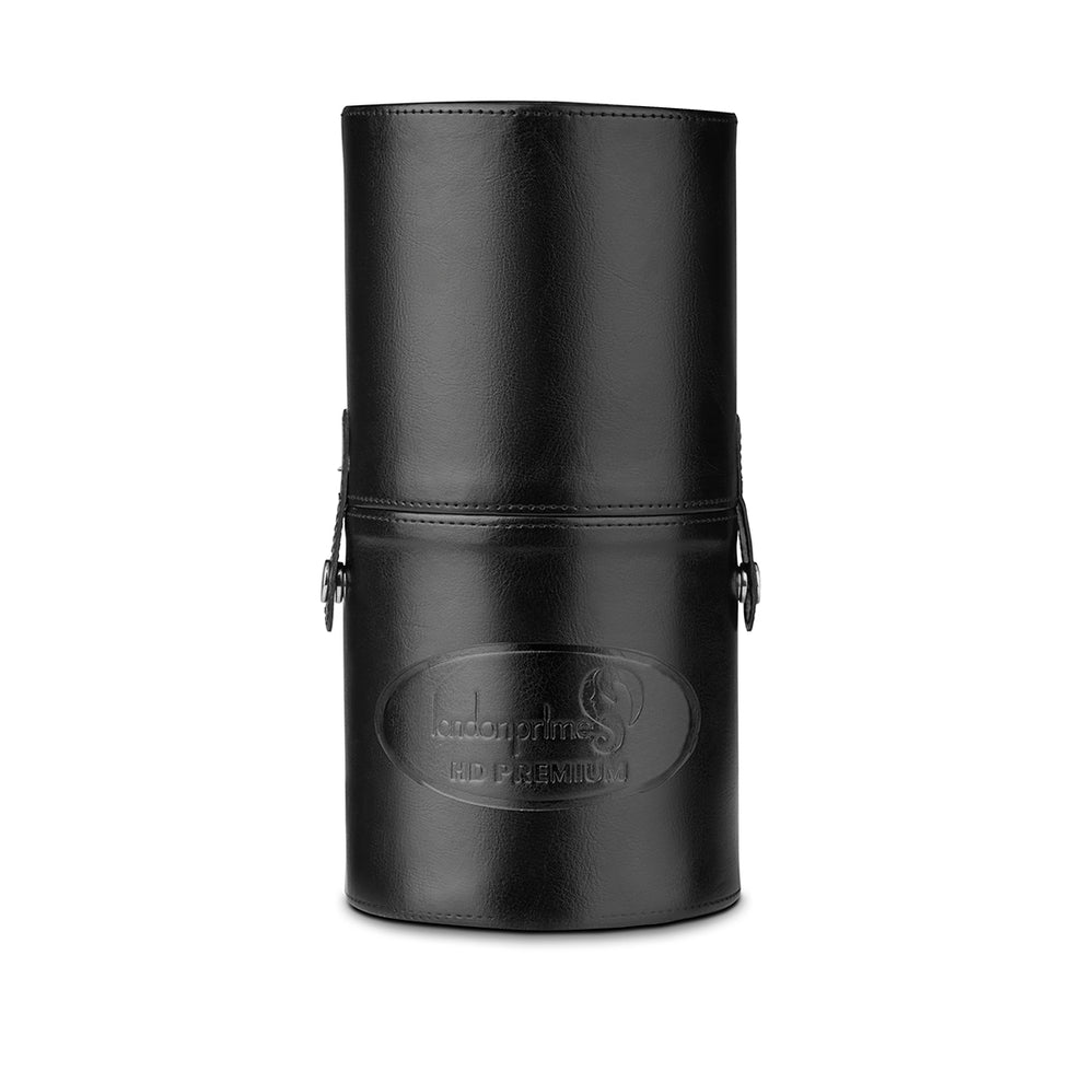 London Prime COSMETICS BRUSH HOLDER CYLINDER SHAPED BLACK ( MEDIUM - 5INCHES )