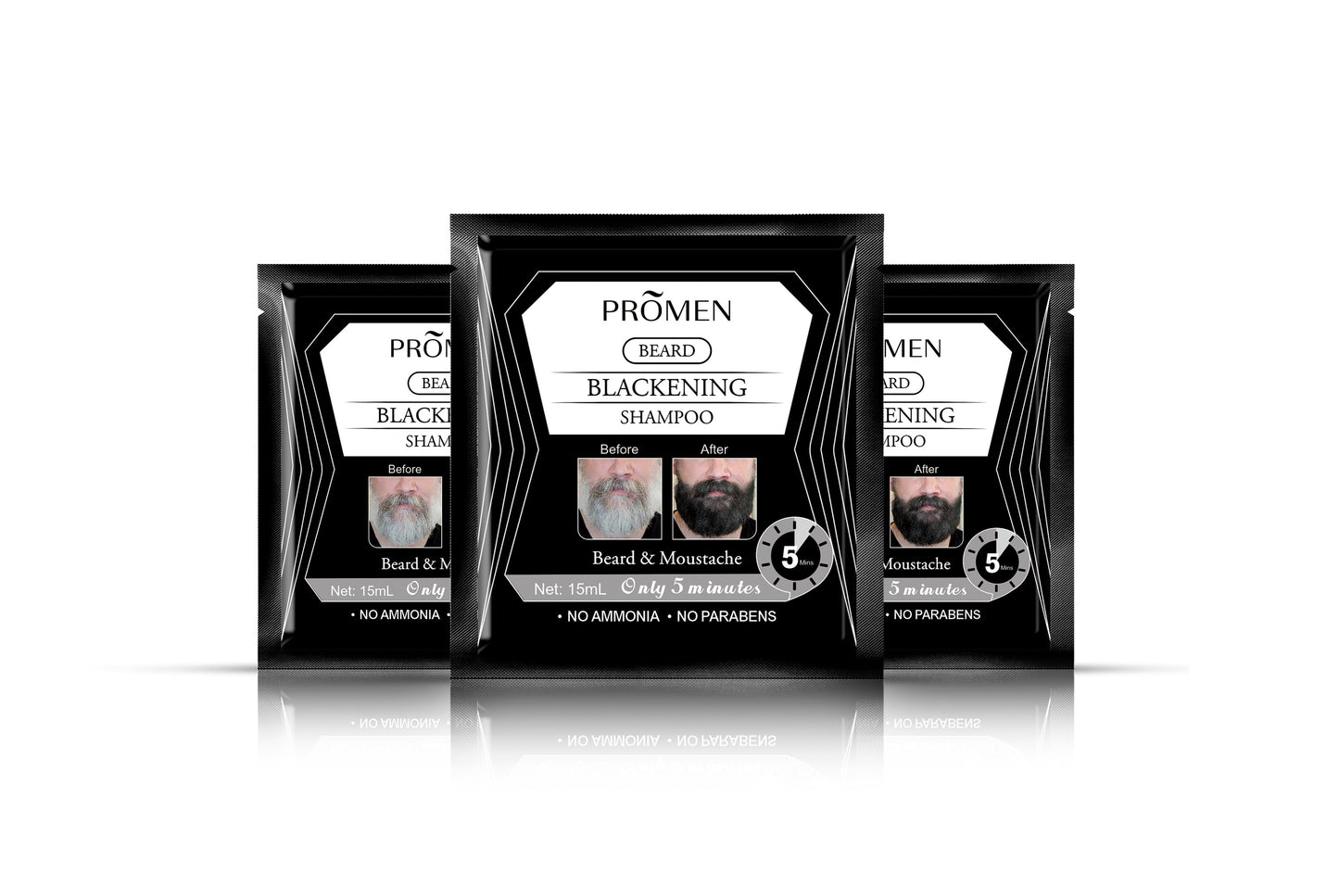 Promen Beard Blackening Shampoo (10 pkt)