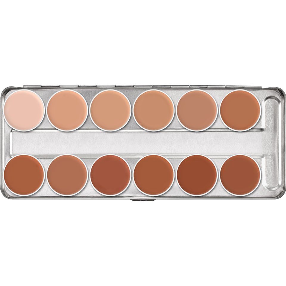 Kryolan Supracolor Palette 12 Colors