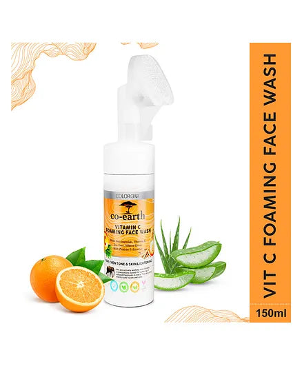 Colorbar Co-Earth Vitamin C Foaming Face Wash
