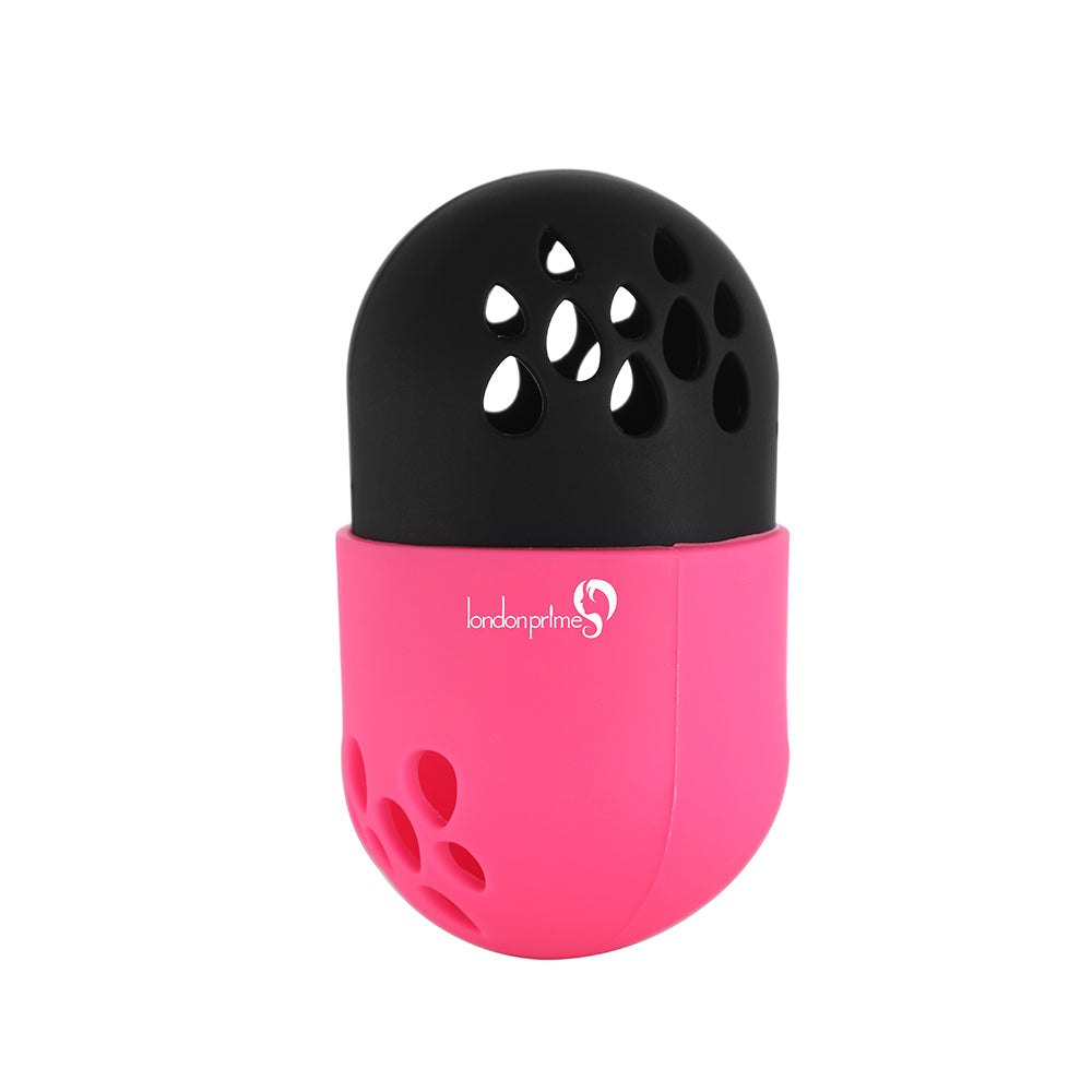 London Prime Sponge Holder - Black & Pink