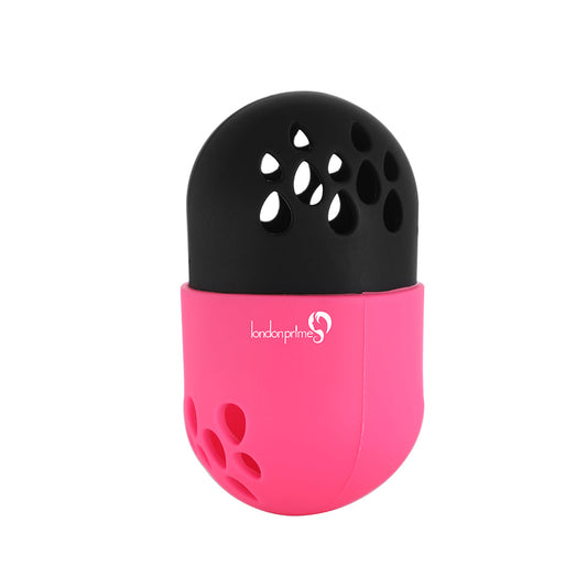 London Prime Sponge Holder - Black & Pink