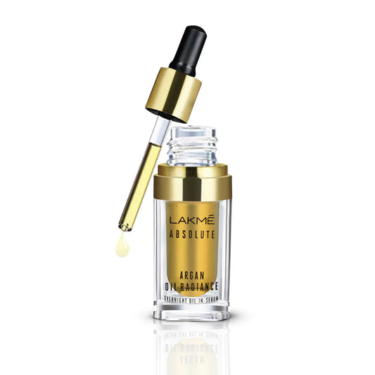 Lakme Absolute Argan Oil Radiance Face Overnight Oil In Serum With Moroccan Argan Oil