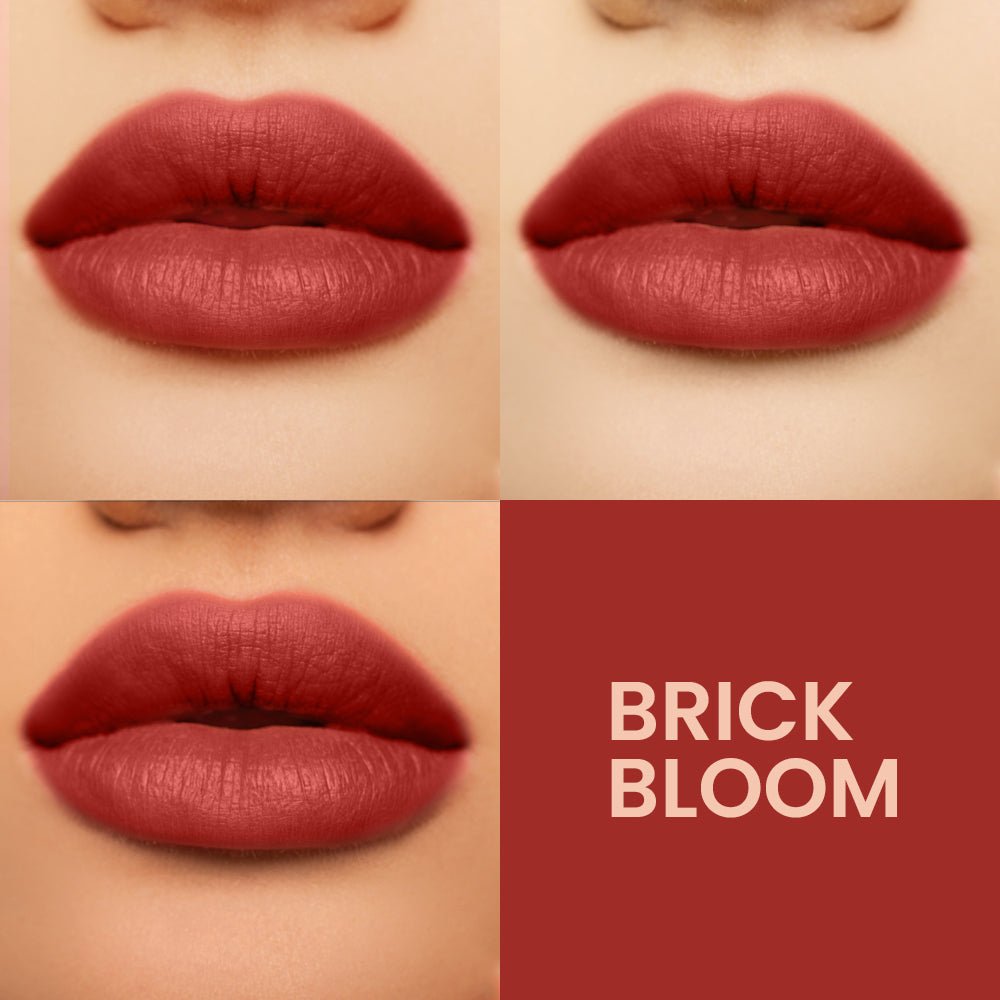 Lakme 9 To 5 Weightless Matte Mousse Lip & Cheek Color - Brick Bloom