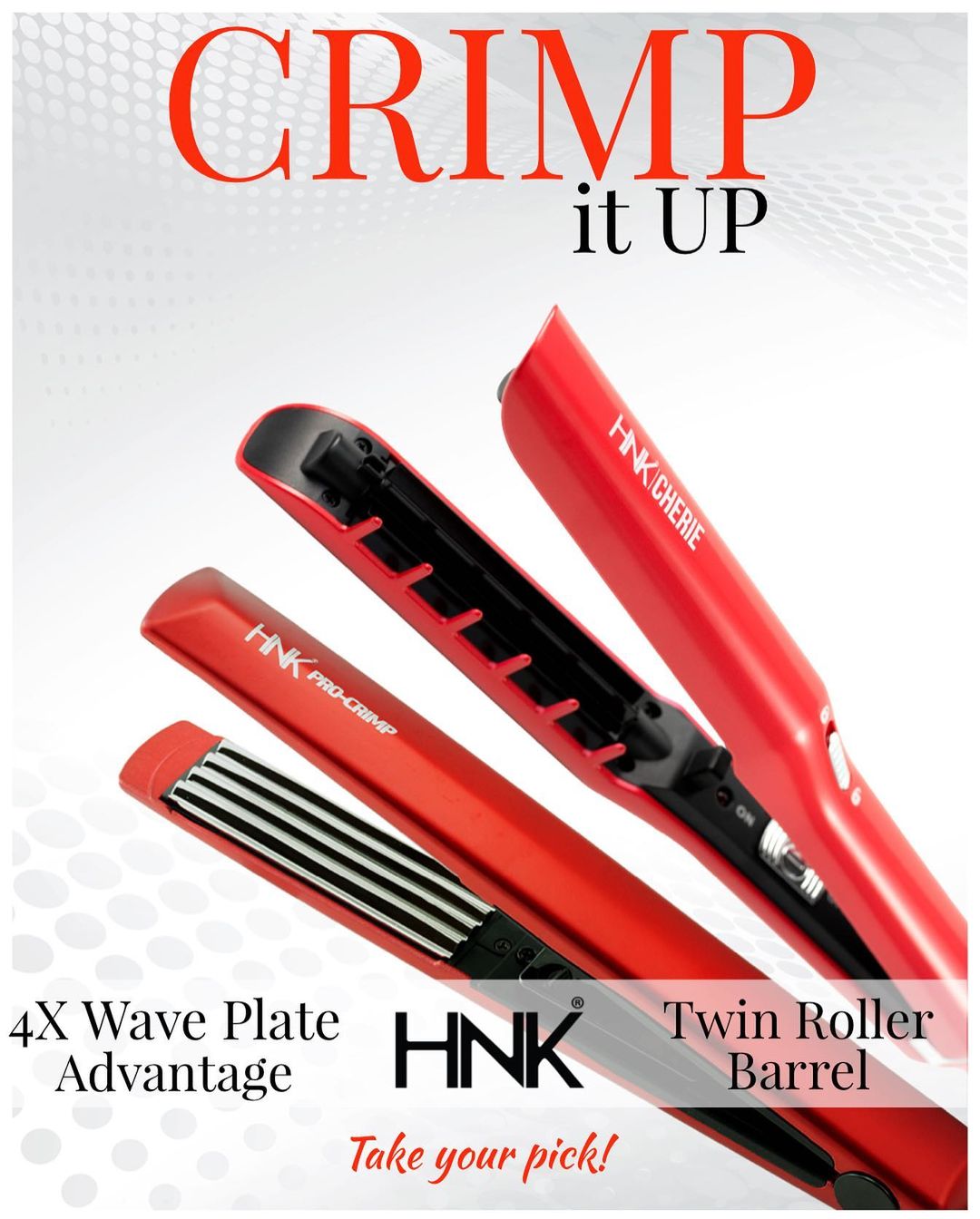HNK Pro-Crimp Professional Hair Crimper 210C