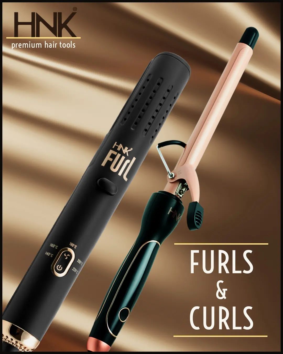 HNK FURL Premium Curler 140c - 220c