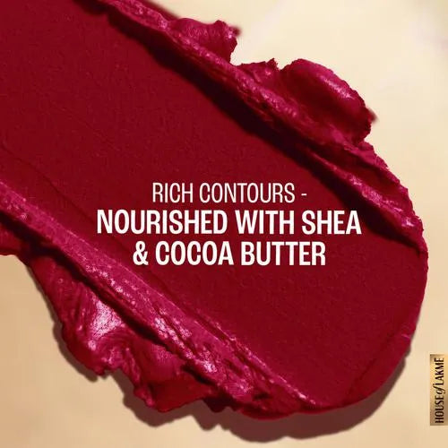 Lakme 9to5 Primer + Matte Lip Color - Burgundy Passion