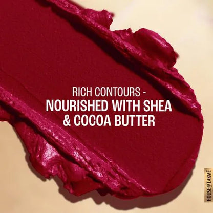 Lakme 9to5 Primer + Matte Lip Color - Burgundy Passion