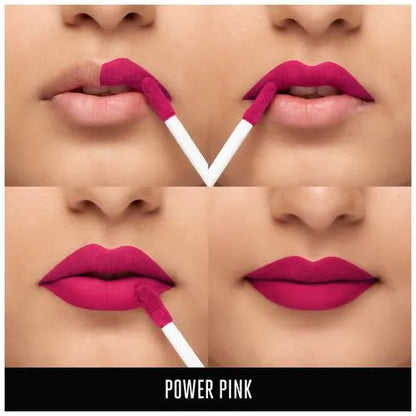 Lakme 9to5 Primer + Matte Liquid Lip Color - MP2 Power Pink