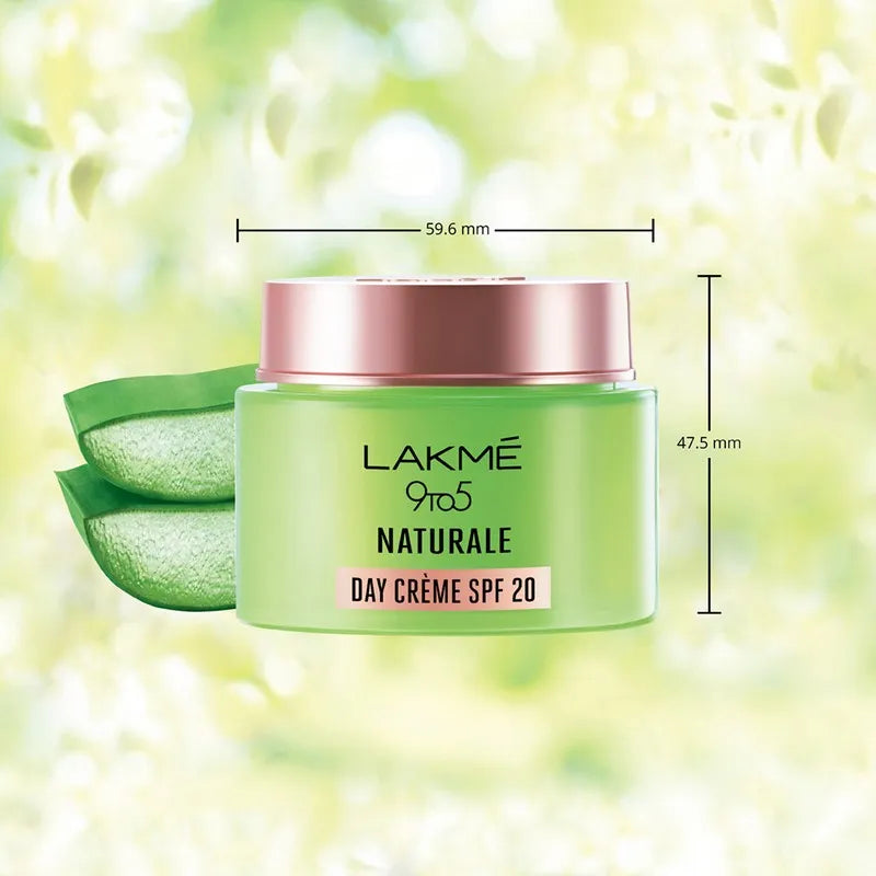 Lakme 9 To 5 Naturale Day Creme SPF 20 With Pure Aloe Vera
