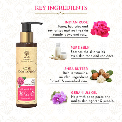 KHADI Rose Body Lotion , 200ml