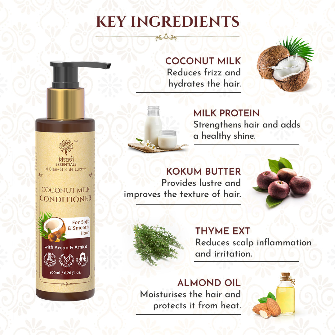 KHADI Coconut Milk Conditioner , 200ml