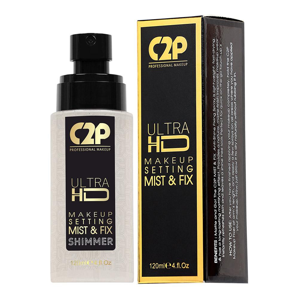 C2P ULTRA HD MAKEUP SETTING MIST & FIX - SHIMMER
