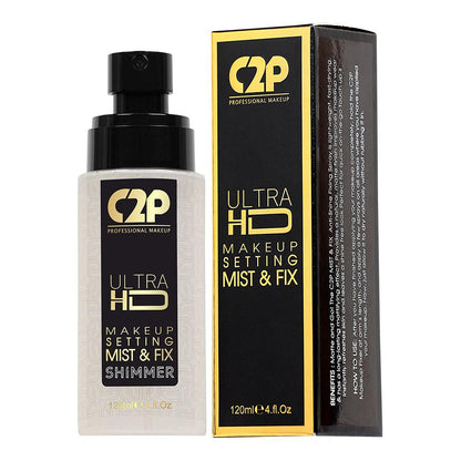 C2P ULTRA HD MAKEUP SETTING MIST & FIX - SHIMMER