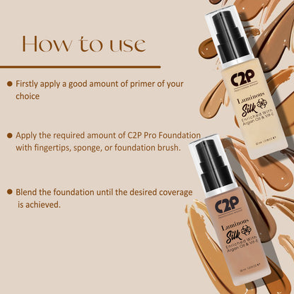 C2P LUMINOUS SILK FOUNDATION