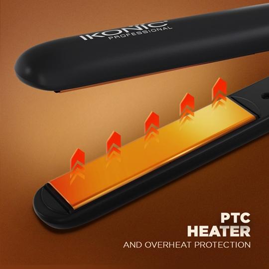 IKONIC HAIR STRAIGHTENER - SIMPLY STRAIGHT BLACK