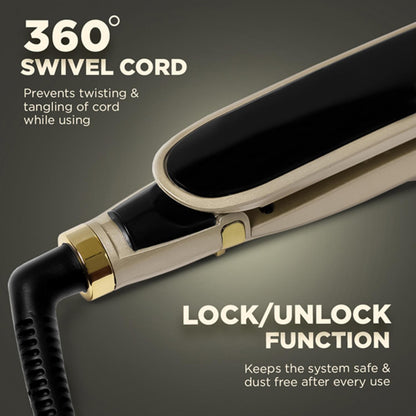 IKONIC Me Ultimate Shine Hair Straightener -Black & Gold