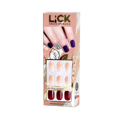 LICK NAILS Mustard Yellow Shade Press on Nails