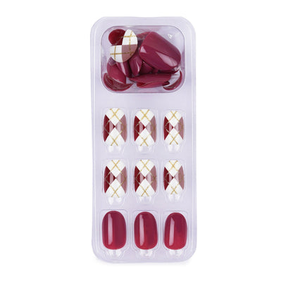 LICK NAILS Nude Printed Press on Nails Press on Nails