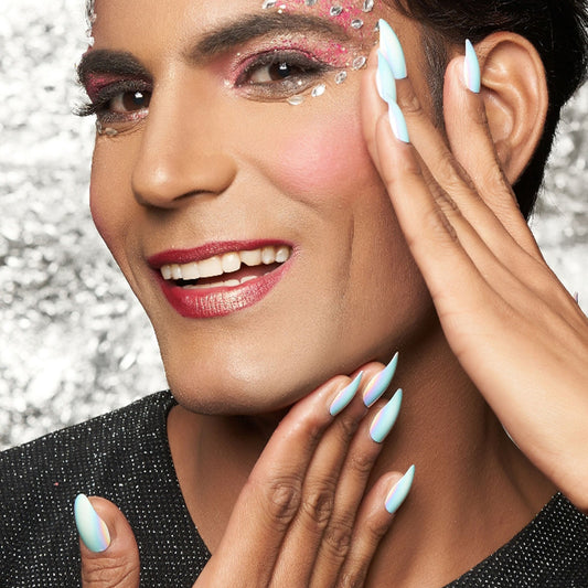 LICK NAILS Beige Nude With Studs Press on Nails