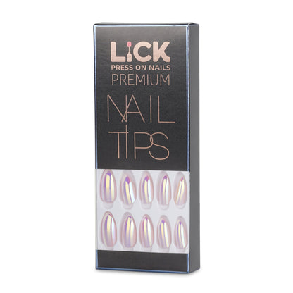 LICK NAILS Nude with glitter shade Press on Nails