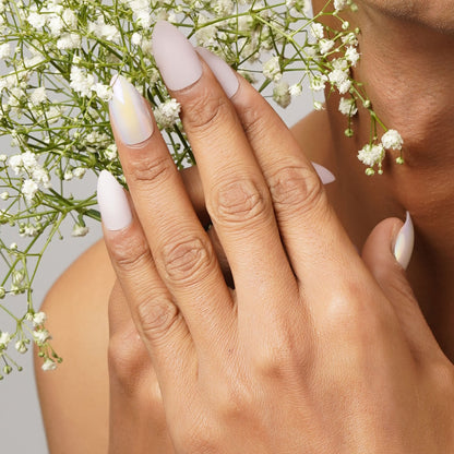 LICK NAILS Navy Blue with Stud Deisgn Press on Nails