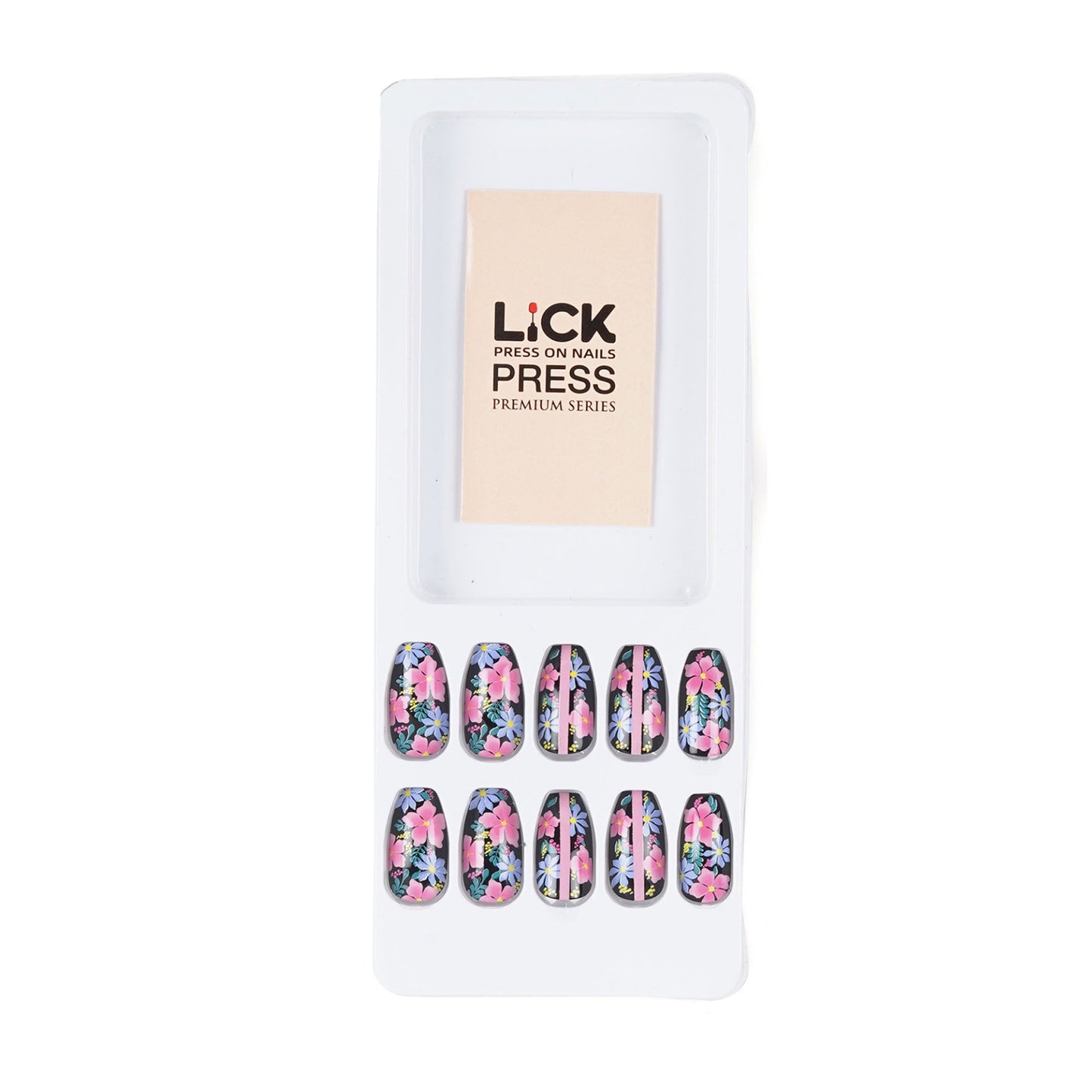 LICK NAILS French Style White Nail Press on Nails