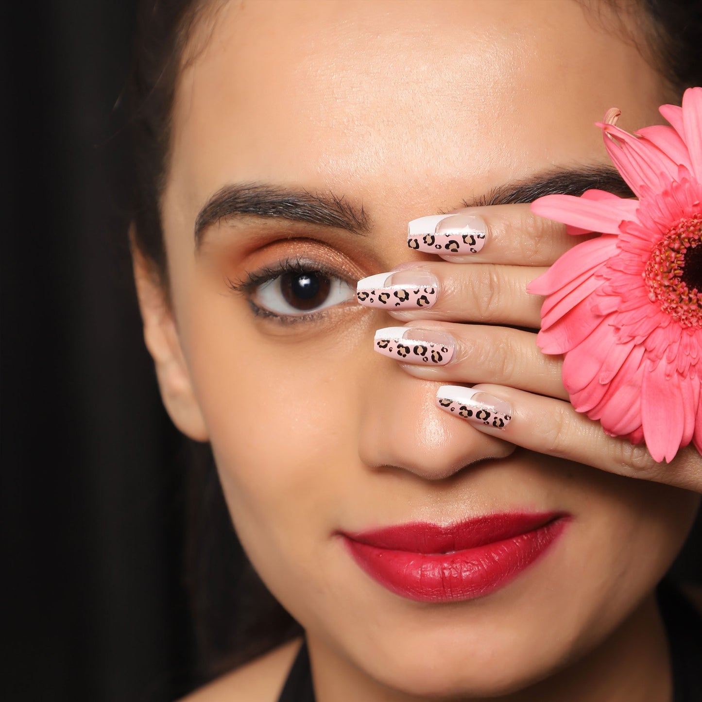 LICK NAILS Geometric Square Glossy White Finish Press on Nails