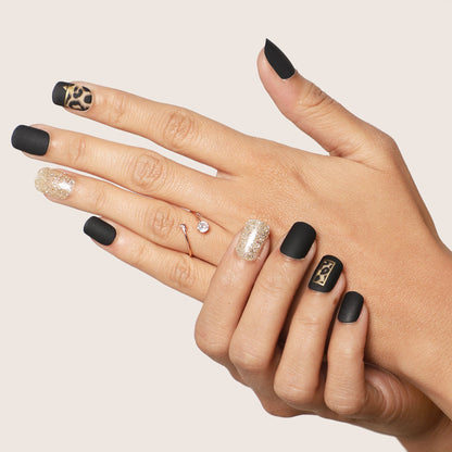 LICK NAILS Checkered Print Sunshine Nails Press on Nails