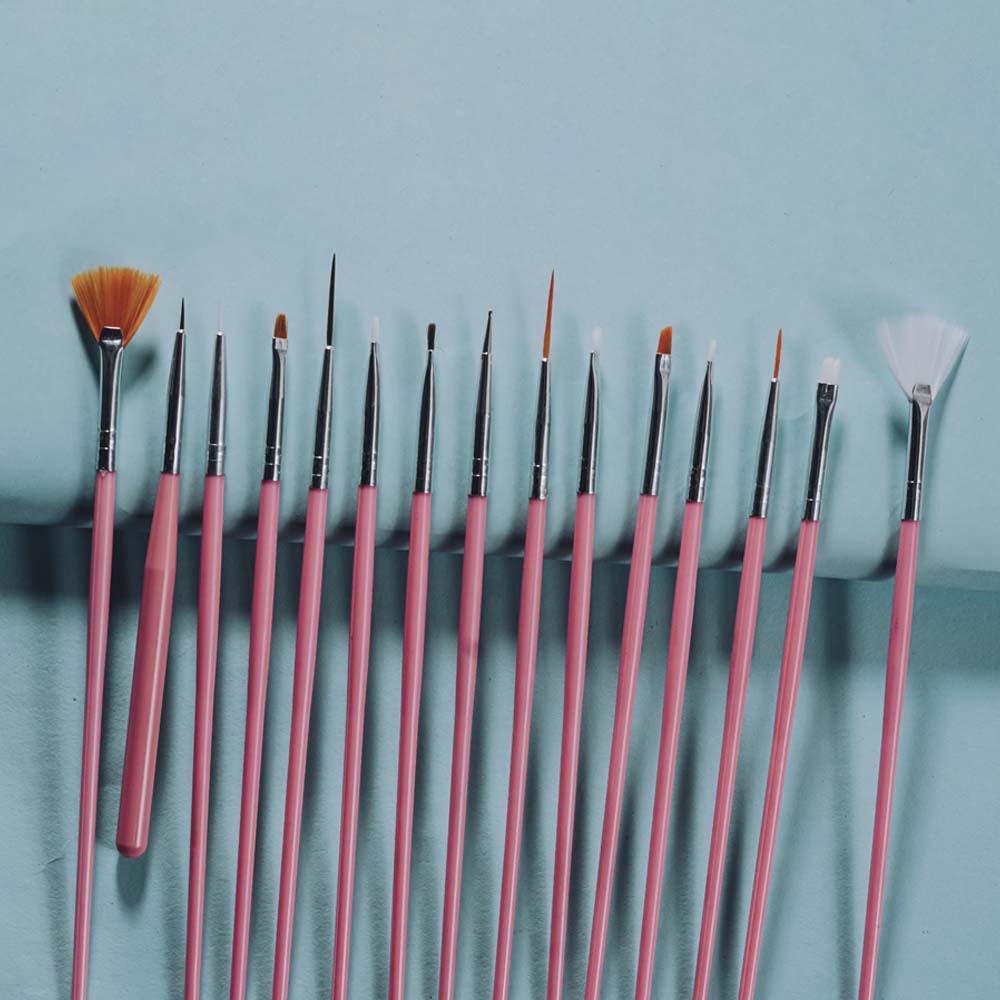 Lick Nails 15 Pcs Professional Brush Set