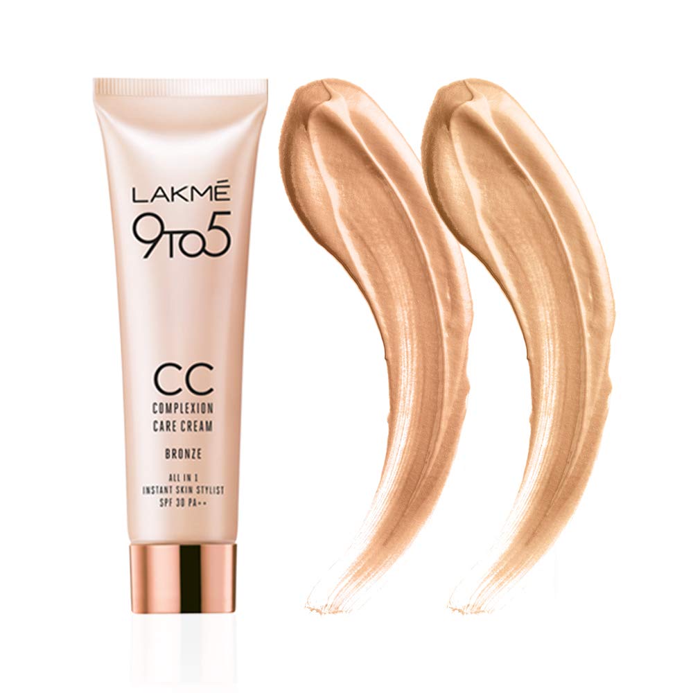 Lakme 9 To 5 Complexion Care Face CC Cream With SPF 30 PA++ - Bronze