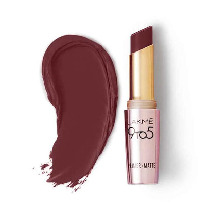 Lakme 9 To 5 Primer + Matte Lipstick - MP2 Ruby Rush