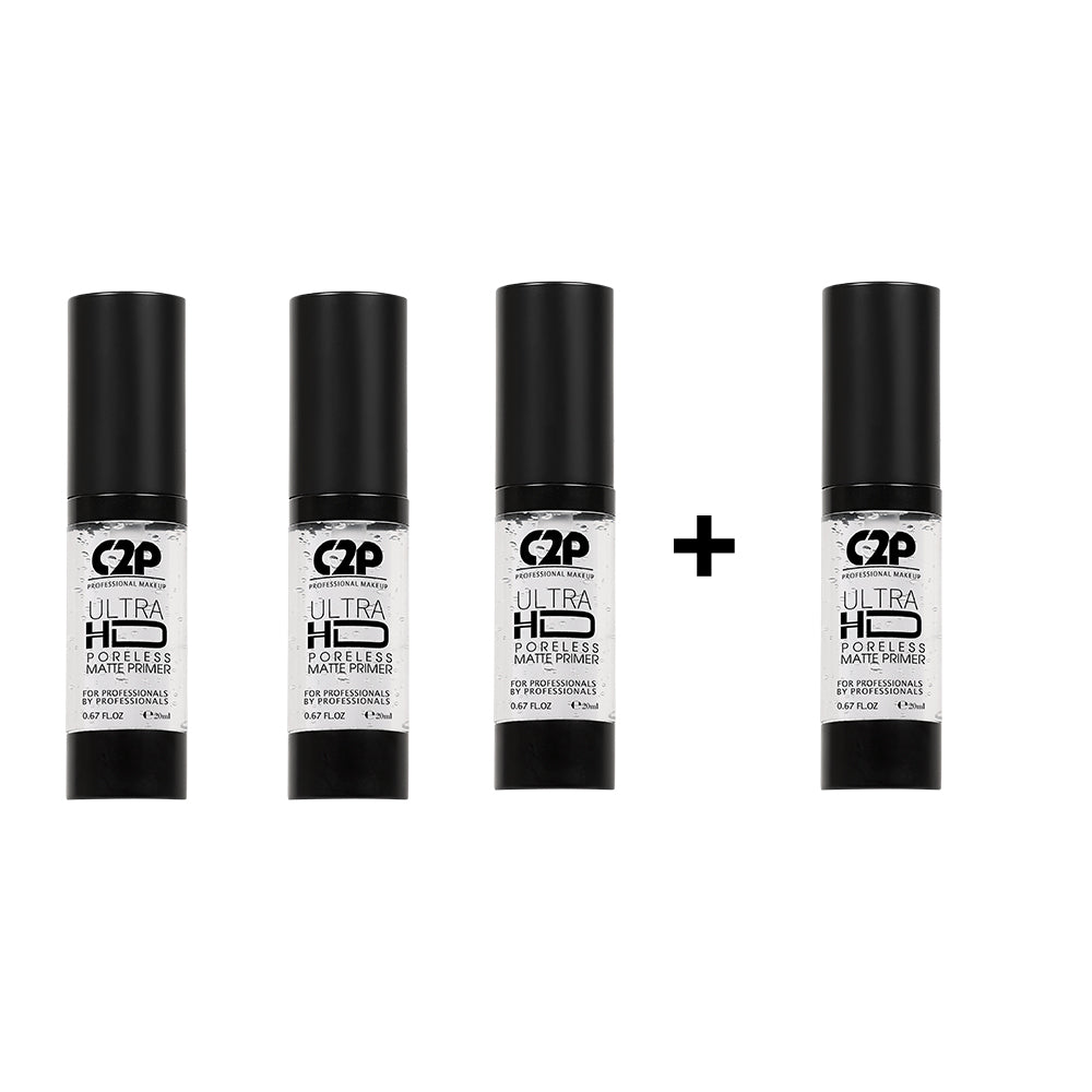 C2P ULTRA HD PORELESS MATT PRIMER - 20 ML (3 Plus 1)