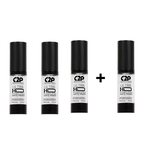 C2P ULTRA HD PORELESS MATT PRIMER - 20 ML (3 Plus 1)