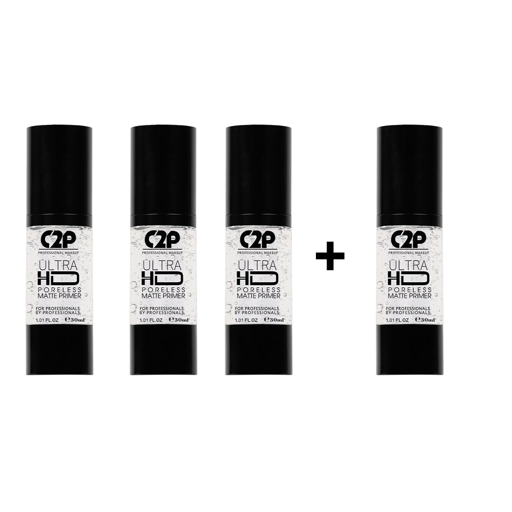 C2P ULTRA HD PORELESS MATT PRIMER - 30 ML (3 Plus 1)