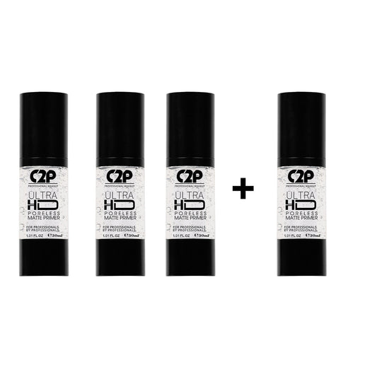 C2P ULTRA HD PORELESS MATT PRIMER - 30 ML (3 Plus 1)