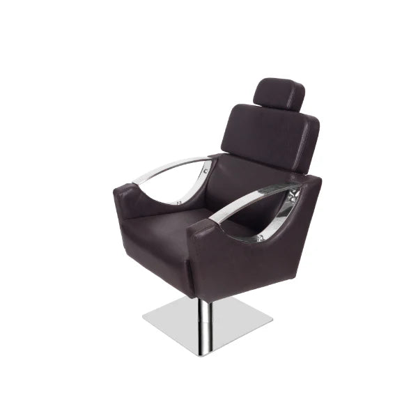 Decorite D-Handle Round Salon Chair