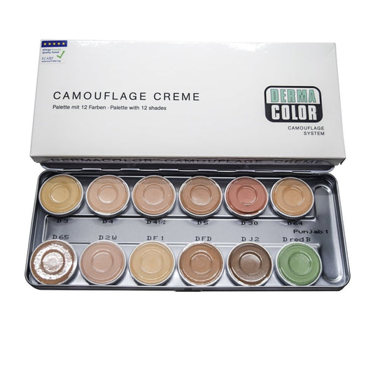 Kryolan Dermacolor Camouflage Creme Palette Bridal 12 Shades
