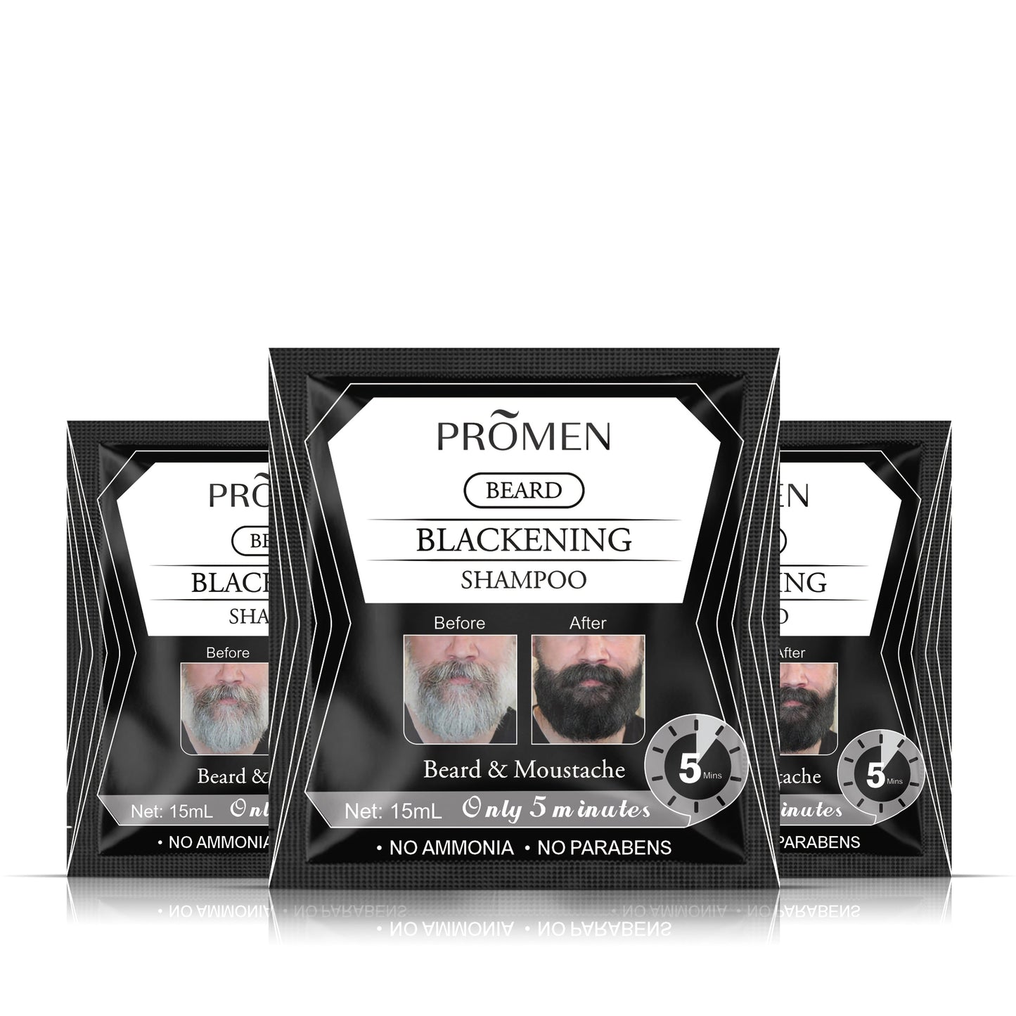 Promen Beard Blackening Shampoo (20 pkt)