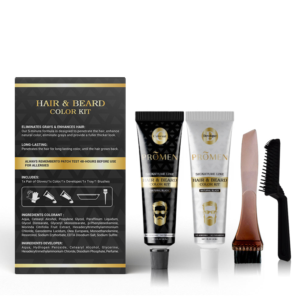 Promen Hair & Beard Color Kit