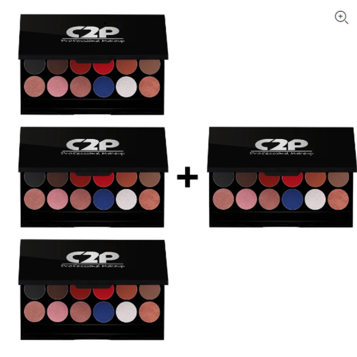C2P METAL & MATTE EDITION EYESHADOW PALETTE 20G