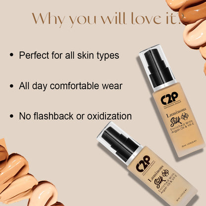 C2P LUMINOUS SILK FOUNDATION