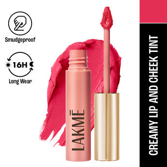 Lakme 9 To 5 Weightless Matte Mousse Lip & Cheek Color - Plum Feather